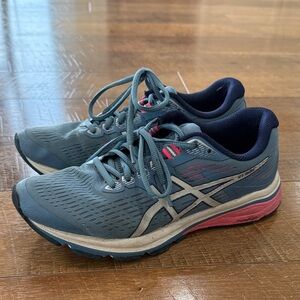 ASICS Women's Athletic Shoes - Gray and Pink